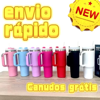 Copo térmico inox 1200ml Grande capacidade 2 geração com tampa e canudo DE INOX PRAIA GELADA QUENTE