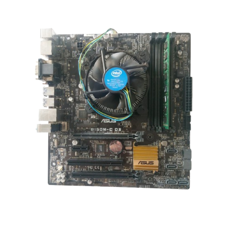 Kit Placa-mãe Asus B150m-c/br, Core I5-7400, 8gb Ram Preto