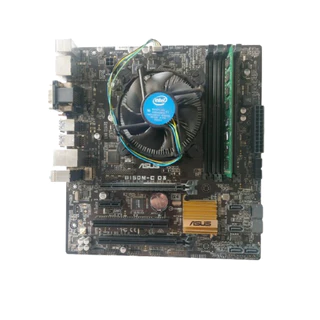 Kit Placa-mãe Asus B150m-c/br, Core I5-7400, 8gb Ram Preto