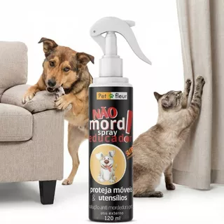 Spray Repelente e UltraAmargante Sanitário Afasta Pet - NAO MORD! Proteja móveis utensilios e plantas - - cães e gatos
