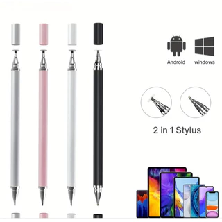 Caneta Stylus Caneta Telas Celular/Tablet 2 em 1 Toque Tablet Ponta Fina iPad iPhone