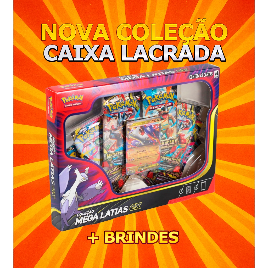 Caixa Pokémon TCG Mega Latias EX Nova Coleção Natal 2025 Em Português ...