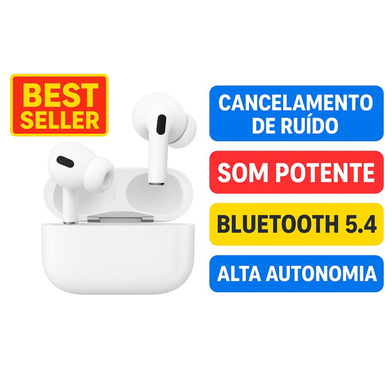 Fone Bluetooth 5.4 A’gold – Anti-Ruído, Toque Touch, Alta Qualidade ...