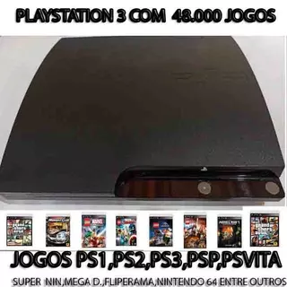 Playstation 3 com 48.000 jogos