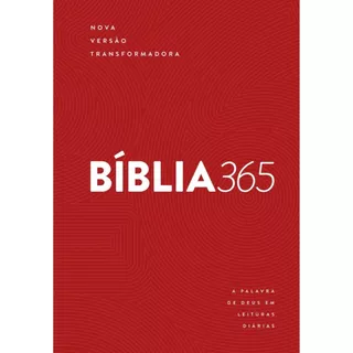 Bíblia 365 NVT | A Palavra de Deus em Leituras Diárias | Capa Dura Vermelha | Mundo Cristão em Oferta na Shopee