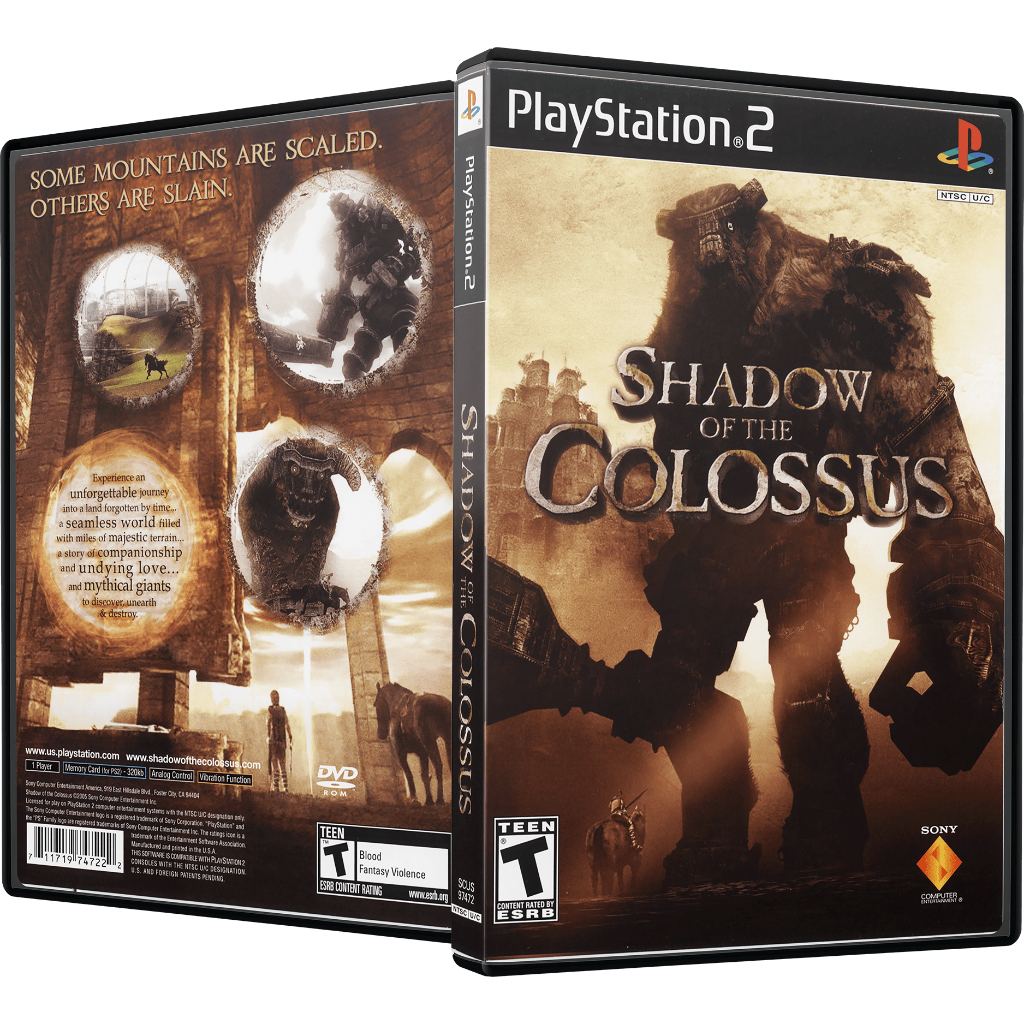 Shadow of the Colossus PS2 – Mídia Física Com Encarte + Box Completo ...