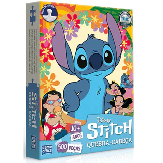 Quebra cabeça Stitch e Lilo Disney Edição Especial - 500 peças filme - Toyster - 3245 Lçto 2025