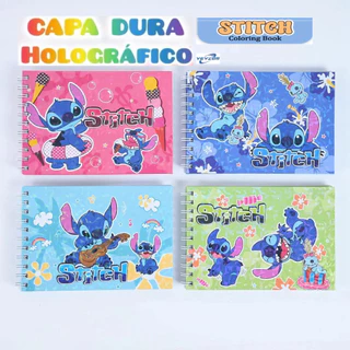 Livros de Colorir Stitch Capa Dura Folhas Grossas Infantil Desenho Pintura Goods-SALE em Oferta na Shopee