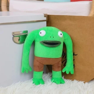 Pelúcia Glep Smiling Friends Brinquedo de Pelúcia Urso Desenho Animado Senhor Sapo