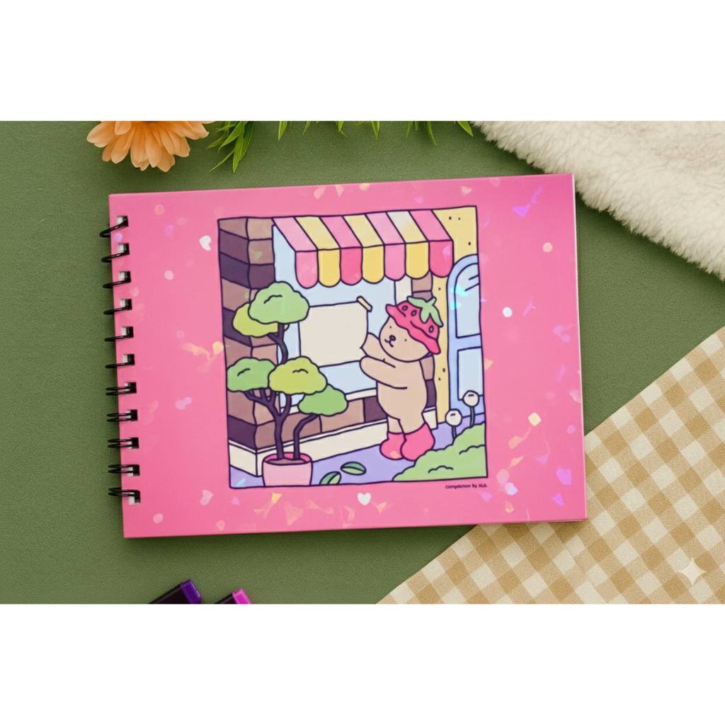livro de colorir bob 50 PAGINAS, livro de pintura tamanho A5, capa dura ...
