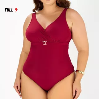 Maiô Modelador Liso Praia Piscina Banho de Mar