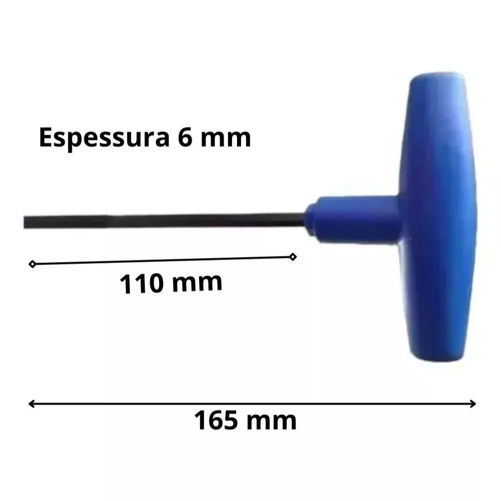 Chave Para Destravamento De Motor SUPER Portão Peccinin Peça 100% Original Alta Qualidade 01 Un