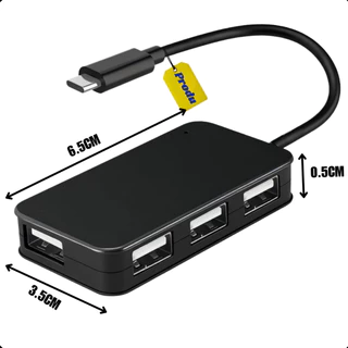 HUB Station Hub USB Tipo C 4 Portas Régua 3.0 Alta Velocidade para Macbook iPad Pro Air Produ
