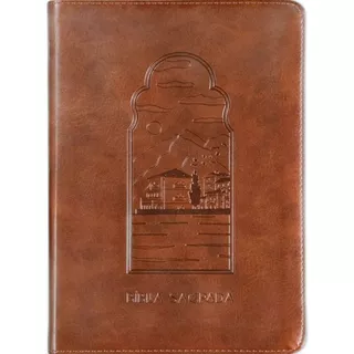 Bíblia Sagrada The Purpose Book | A21 | Capa Couro Soft Marrom Paisagem em Oferta na Shopee