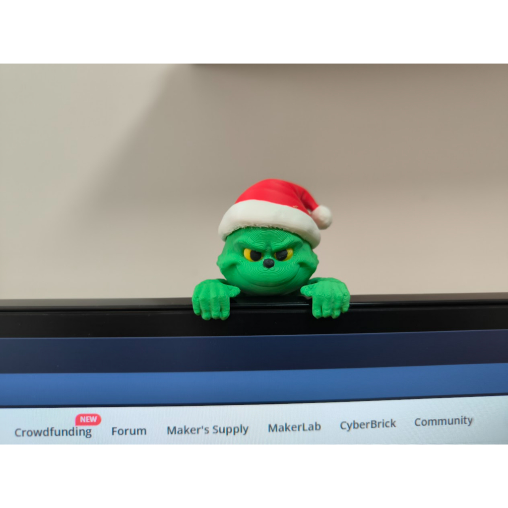 Grinch de Monitor - Enfeite de Monitor Computador TV | Shopee Brasil