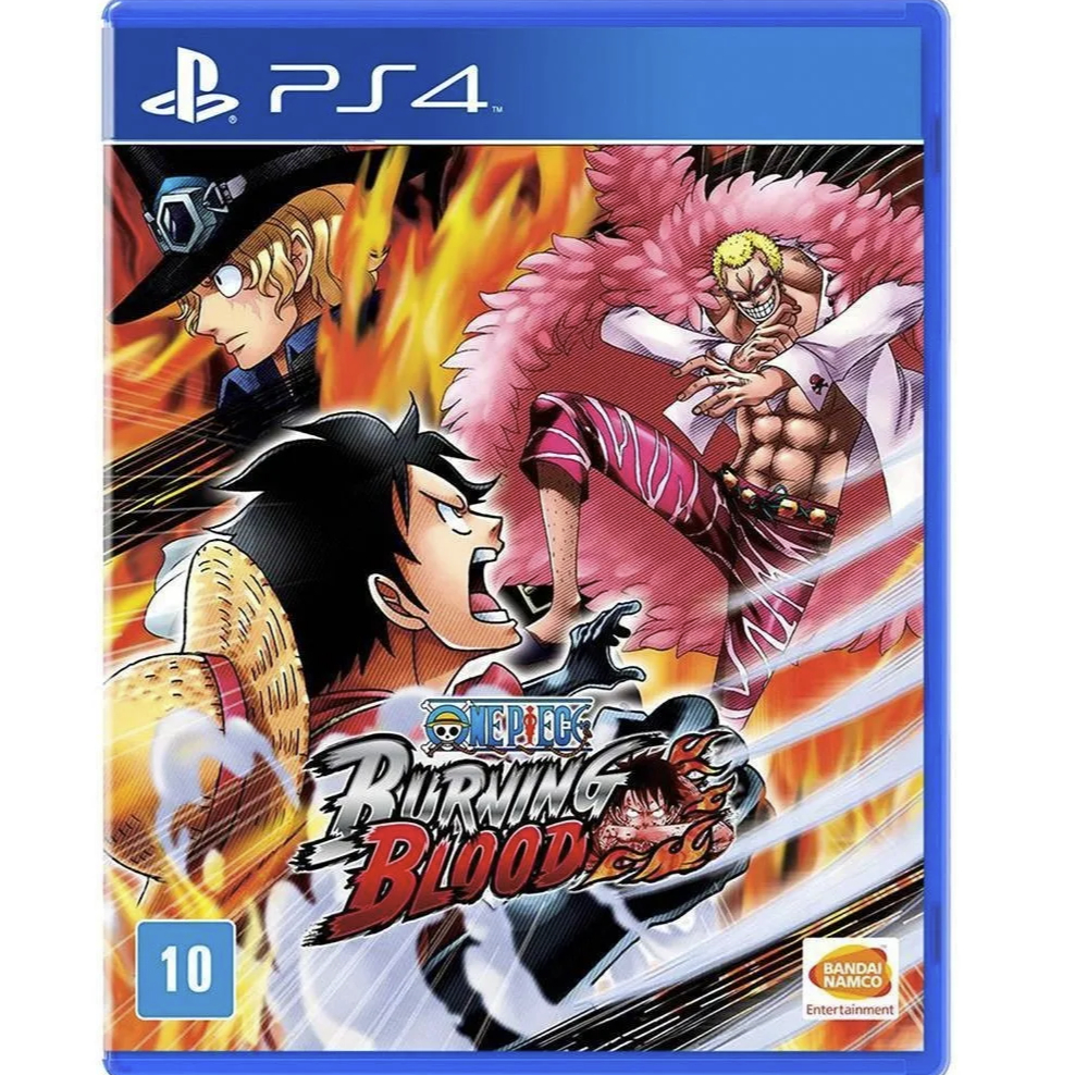 Jogo One Piece Burning Blood Ps4 Midia Fisica Bandai Namco - Bom