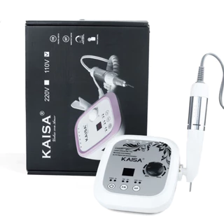 Lixadeira Elétrica Kaisa Touch 35000 RPM Para Unhas Gel Fibra Acrílico com Pedal Caneta e Brocas em Oferta na Shopee