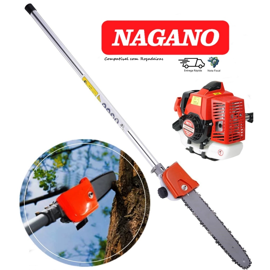 Motopoda Ponteira + Haste Extensor P/ Roçadeira Nagano RN72L /RN41