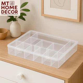 Caixa Organizadora com Tampa Box Transparente Para Costura Maquiagem Multiuso em Oferta na Shopee