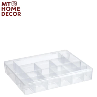 Caixa Organizadora com Tampa Divisórias Porta Remédios Maquiagem Costura Plástico Resistente em Oferta na Shopee