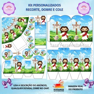 TEMA JESUS, VERDADEIRA PÁSCOA LEMBRANCINHA PERSONALIZADA  COM 80 OU 160 ITENS em Oferta na Shopee