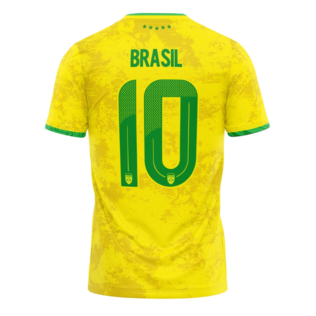 Camisa 10 Do Brasil Infantil Menino Futebol Especial 2026 | Shopee Brasil