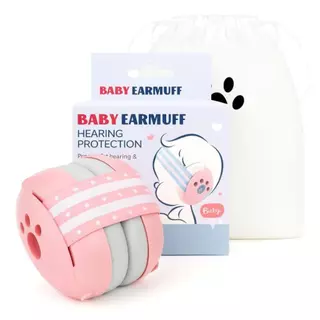 Protetor Auditivo Anti ruído para Bebês Crianças Abafador Confortável e Ajustável