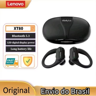 Fone Gamer XT80 Thinkplus Lenovo, Bluetooth 5,3 Original