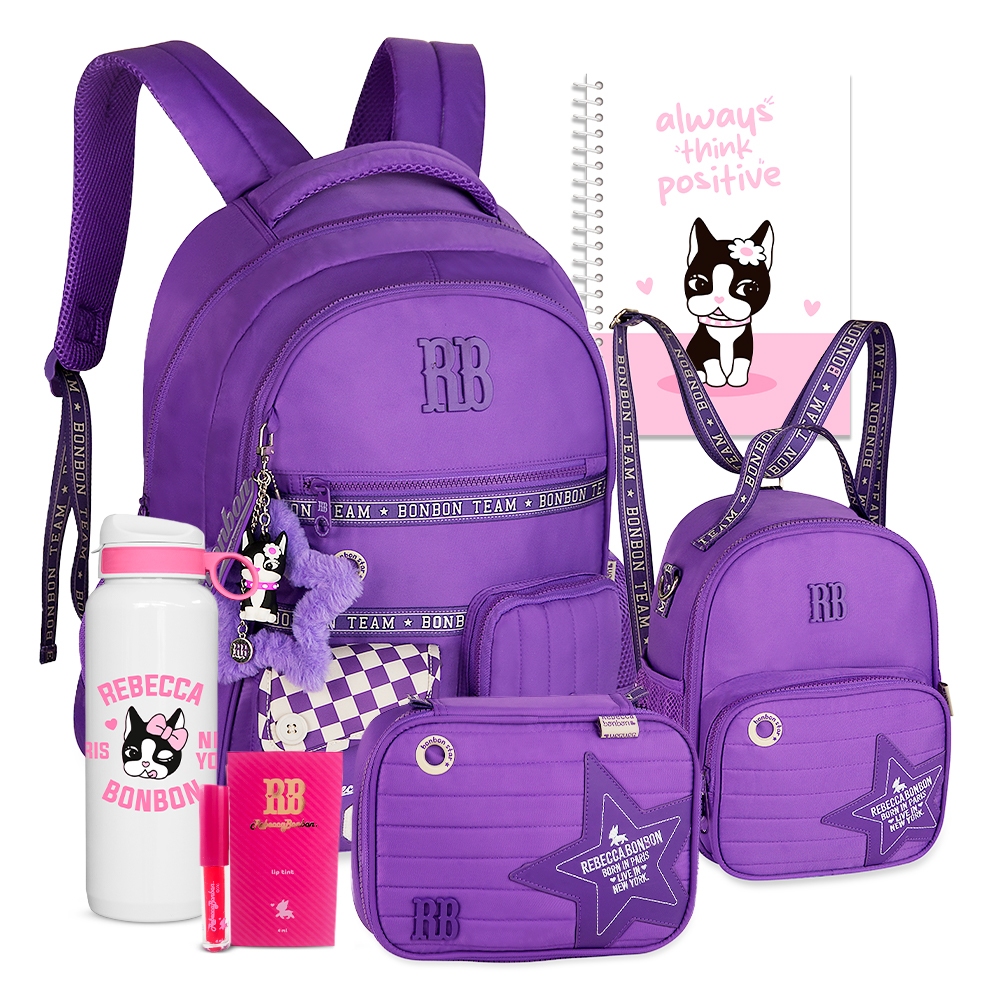 Kit Mochila Rebecca Bonbon - Lancheira Térmica + - imagem 5