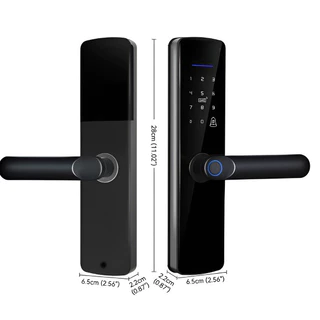 Fechadura Eletrônica Inteligente 6 em 1 com Biometria, Senha Touch e App em Oferta na Shopee