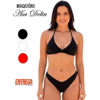 Biquini Com Bojo Asa Delta Conjunto Suplex Cintura Alta Promoção em Oferta na Shopee