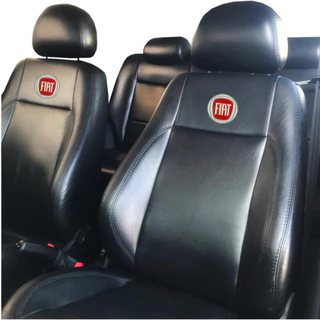 Capas De Banco Automotivo Carro 100% Couro Fiat Palio Uno Punto Stilo Siena Idea Prêmio Strada