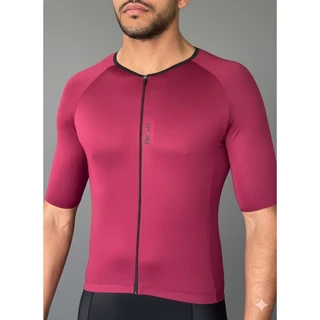 Camisa Camiseta de Ciclismo New Fast Premium com Zíper full Be Fast Respirável com Microfuros