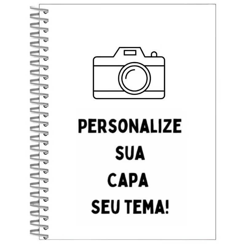 CADERNO PERSONALIZADO - CAPA E CONTRA CAPA CRIAMOS SUA IMAGEM | Shopee ...