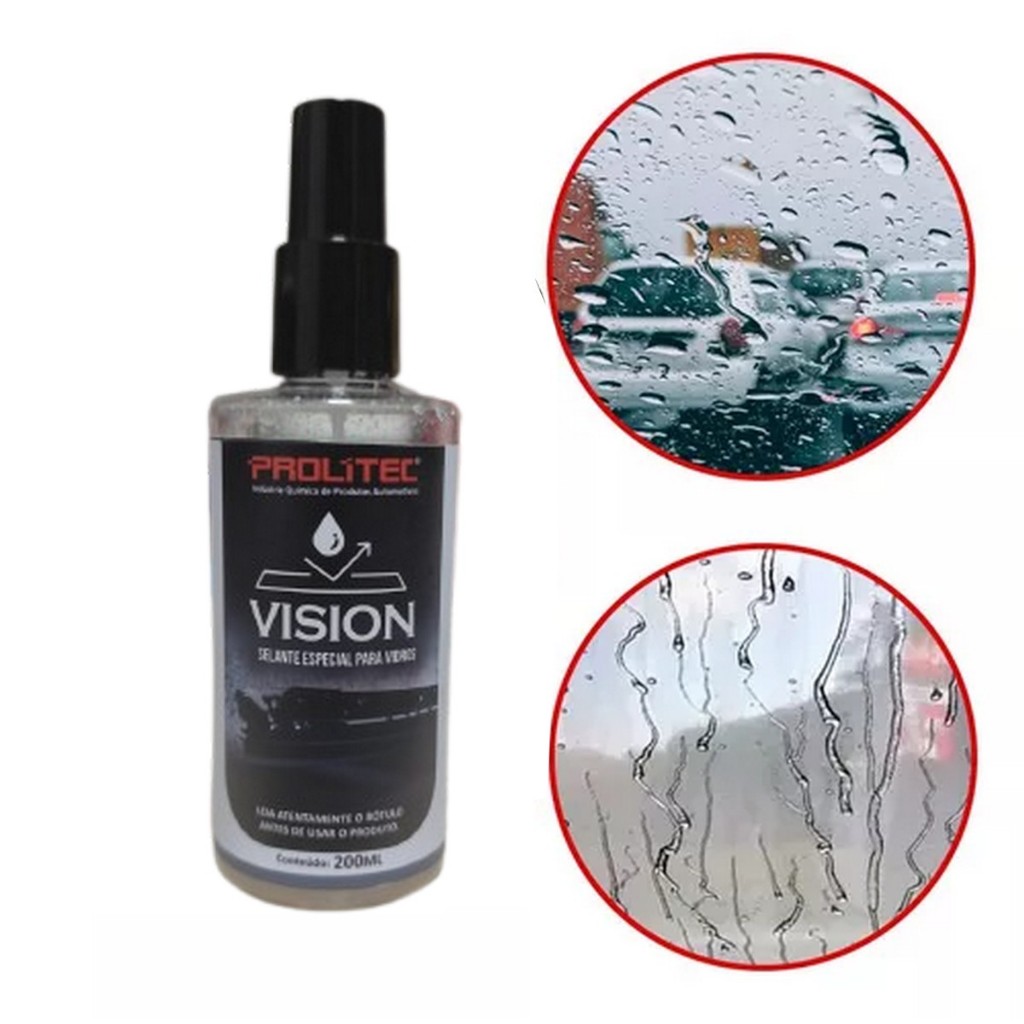 Cristalizador de Vidros Prolitec 200ml VISION | Shopee Brasil