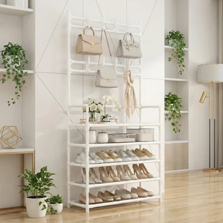 Prateleira Modular para Sapatos e Bolsas – Organizador Moderno, Design Compacto e Elegante em Oferta na Shopee