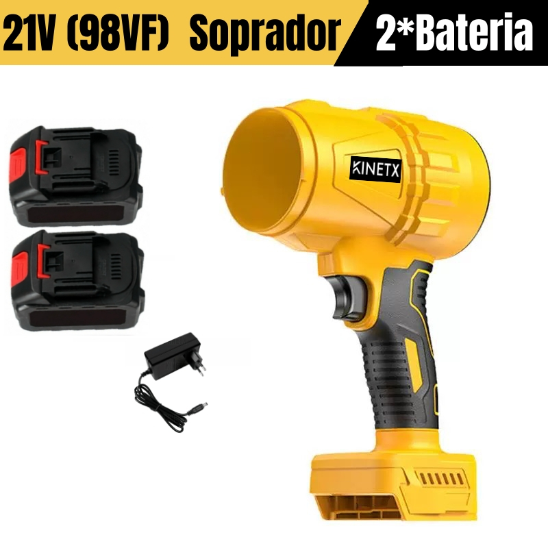 KINETX Soprador De Folhas Turbo Portáti Soprador Turbo Port 21V