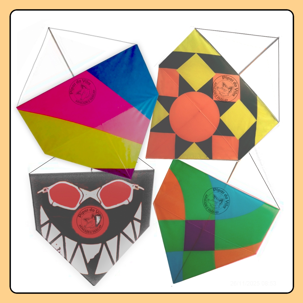 Pipa Come Rato - Mucha - Lápis / 50cm - Pacote com 25 Unid. | Shopee Brasil