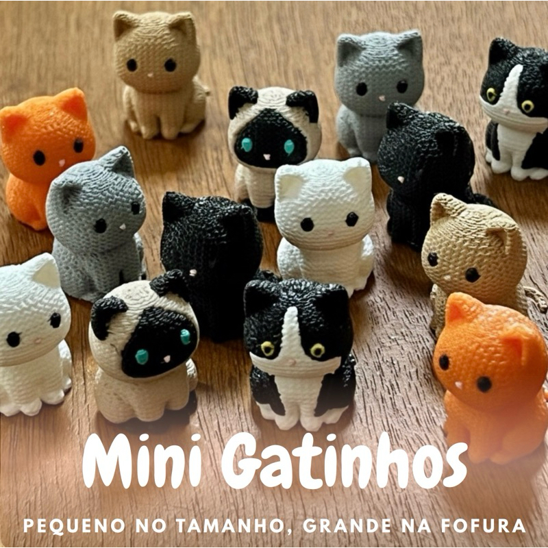 Mini Gatinhos Gato fofo presente divertido kawaii