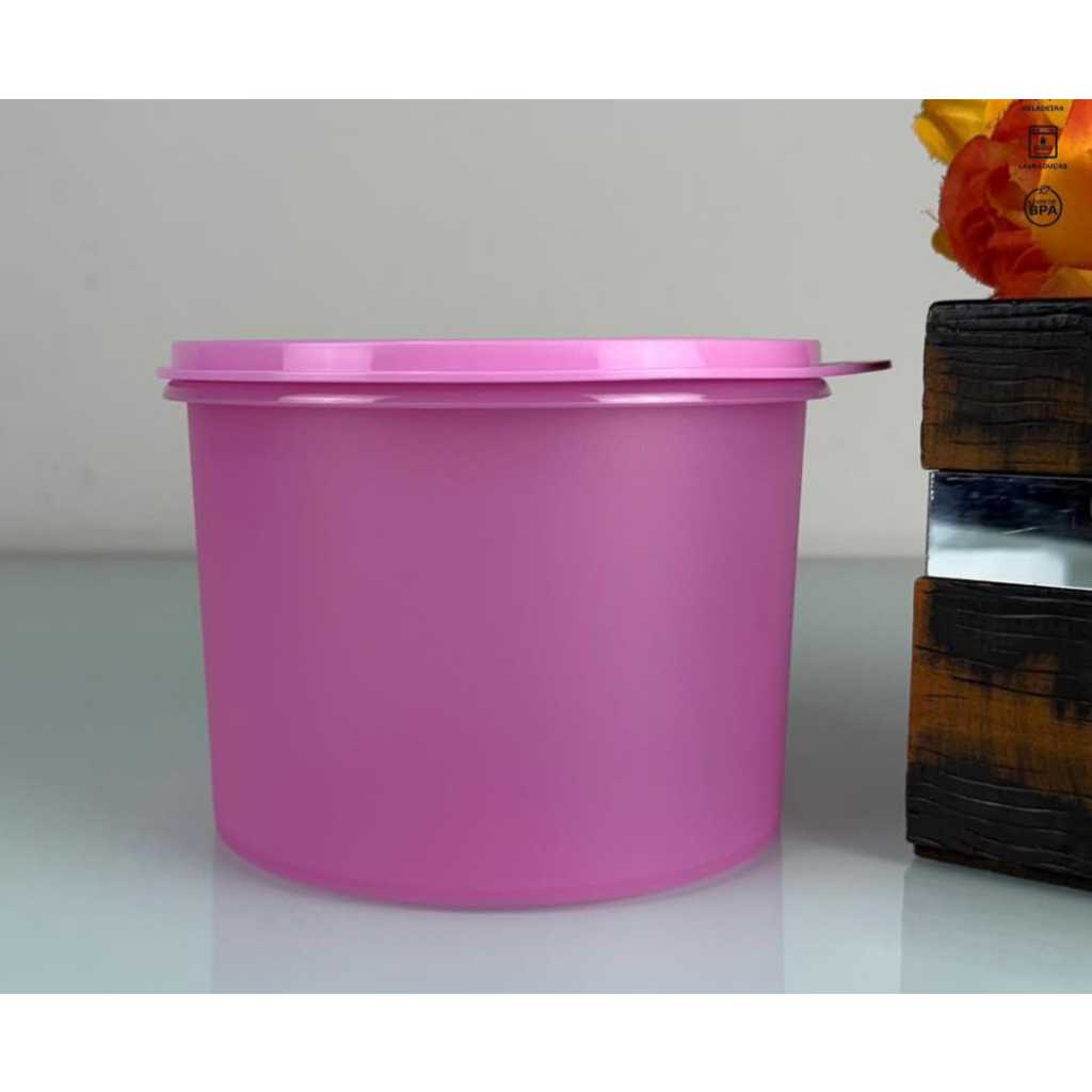 Tupperware Tupper Caixa 2,4 Litros Rosa | Shopee Brasil