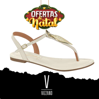 Rasteirinha Vizzano Original Feminina | Folha Pelica Leve Conforto Extra Elegante Casual Diário