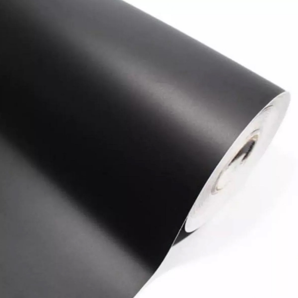 Papel Contact Adesivo Branco e Preto Fosco 5 Metros
