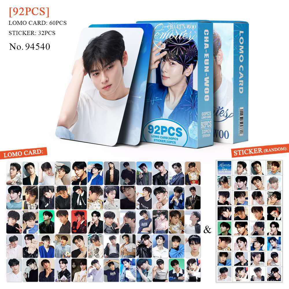 K-POP 60pcs/box com 32pcs adesivo ASTRO Photocard Pronto Para Ser