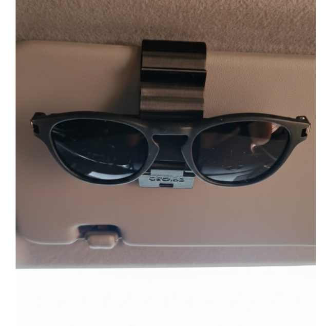 Porta Óculos Veicular Universal para Quebra Sol - Seu Óculos Protegido e Sempre à Mão!