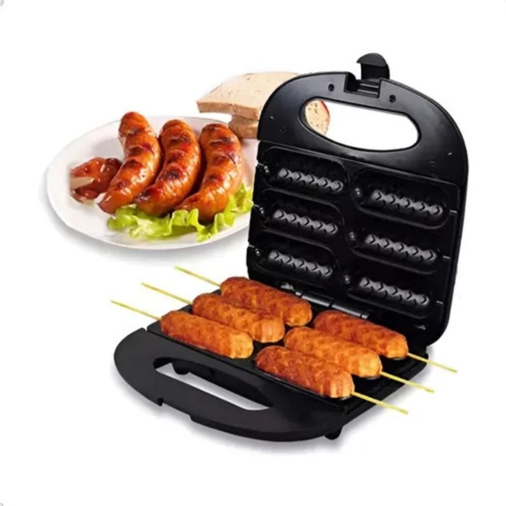 Máquina de Crepe Crepeira Elétrica Antiaderente Hot Dog Quei