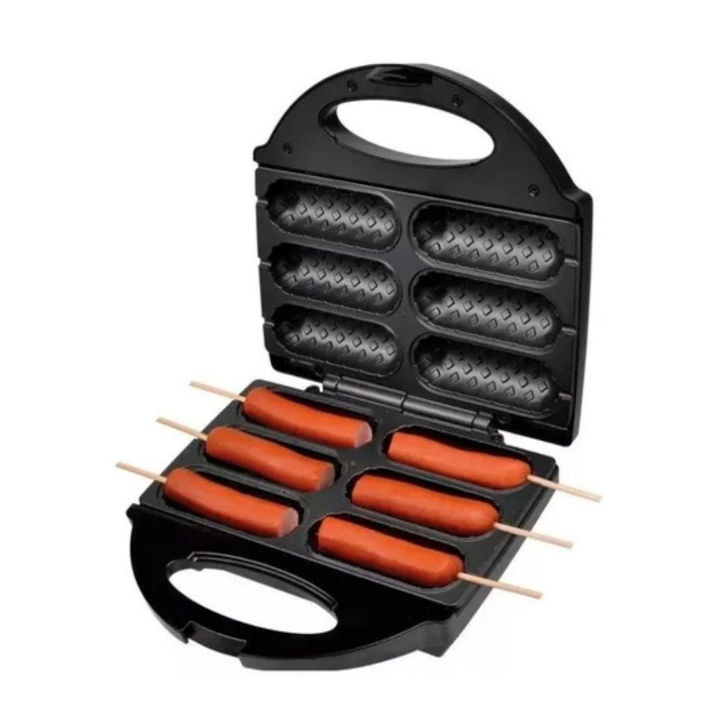 Máquina de Crepe Crepeira Elétrica Antiaderente Hot Dog Quei