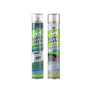 Kit Limpa Forno 250ml + Limpa Grelha 250ml Super Dom em Oferta na Shopee