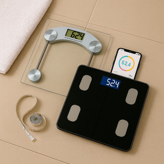 Balança Corporal Transparente Quadrada Digital Até 180kg Com Vidro Temperado Premium — foto 3 — Achou Levou Brasil