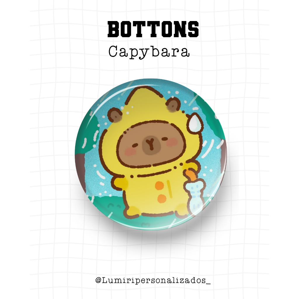 Bottons Personalizados - Capybara | Shopee Brasil
