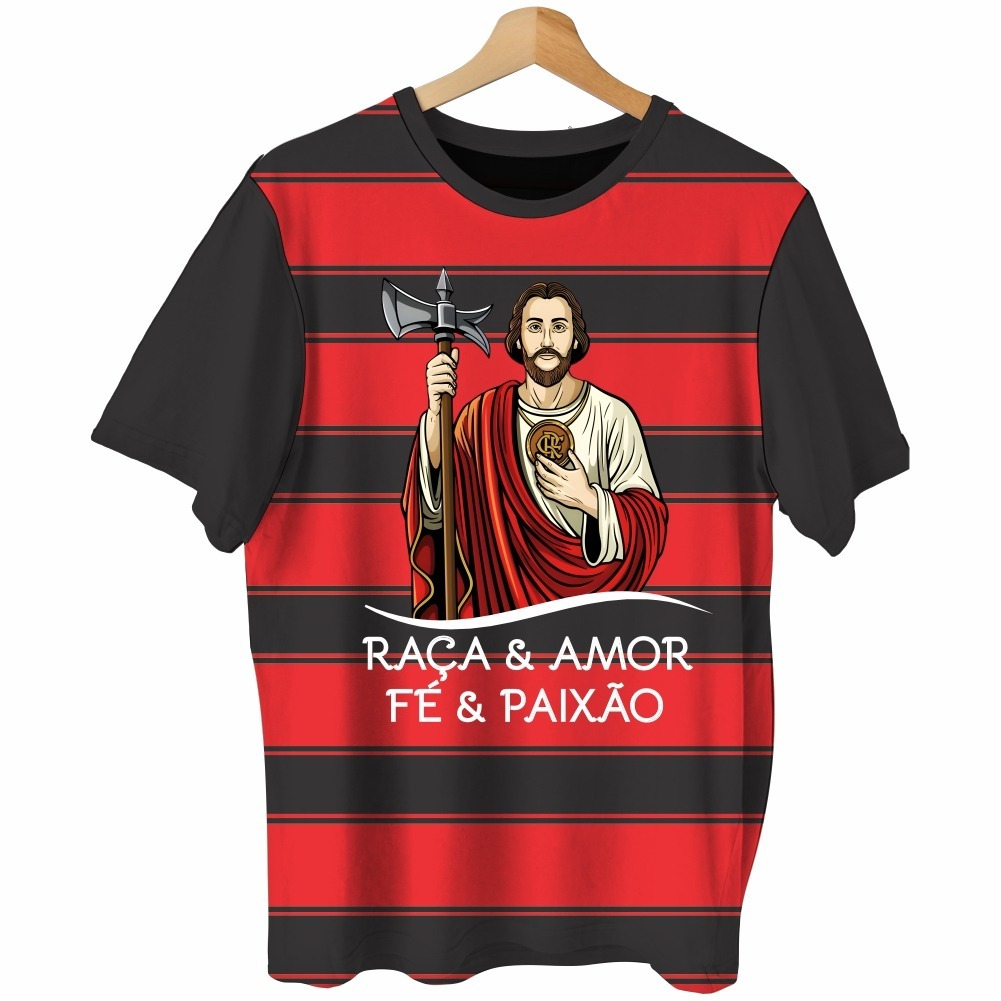 CAMISA SÃO JUDAS TORCEDOR TETRACAMPEÃO - DRY FIT PREMIUM